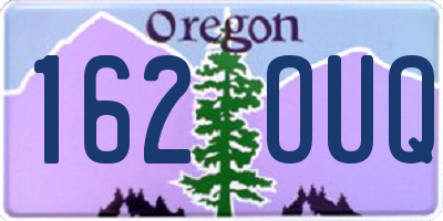 OR license plate 162OUQ