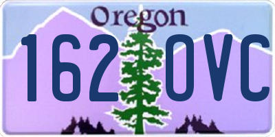 OR license plate 162OVC