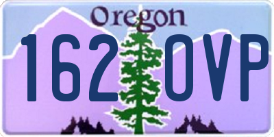 OR license plate 162OVP