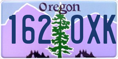 OR license plate 162OXK