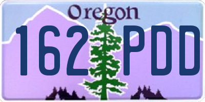 OR license plate 162PDD