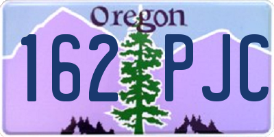 OR license plate 162PJC