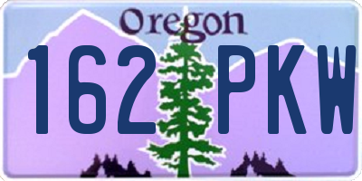 OR license plate 162PKW