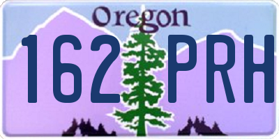OR license plate 162PRH