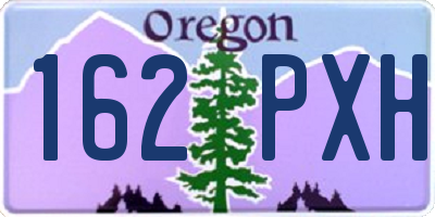 OR license plate 162PXH