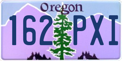 OR license plate 162PXI