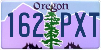 OR license plate 162PXT