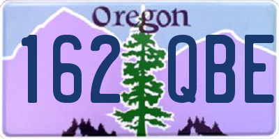 OR license plate 162QBE
