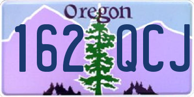 OR license plate 162QCJ