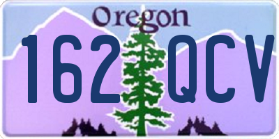 OR license plate 162QCV