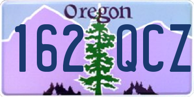 OR license plate 162QCZ