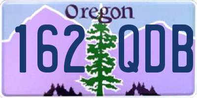 OR license plate 162QDB