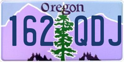 OR license plate 162QDJ