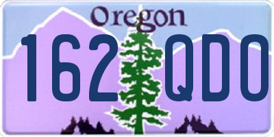 OR license plate 162QDO