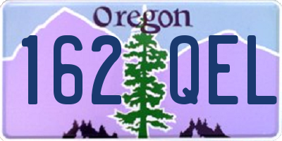OR license plate 162QEL