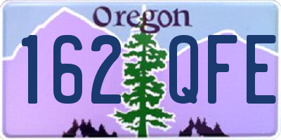 OR license plate 162QFE