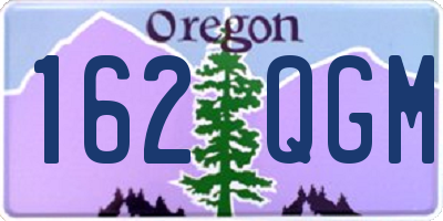 OR license plate 162QGM
