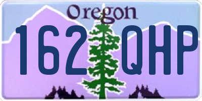 OR license plate 162QHP