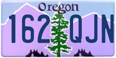 OR license plate 162QJN
