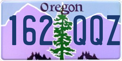 OR license plate 162QQZ