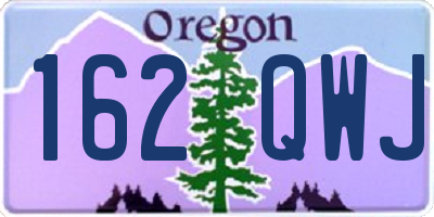 OR license plate 162QWJ