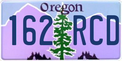 OR license plate 162RCD