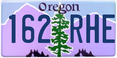 OR license plate 162RHE