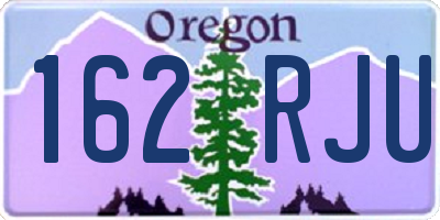 OR license plate 162RJU