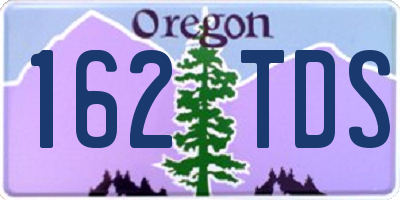 OR license plate 162TDS