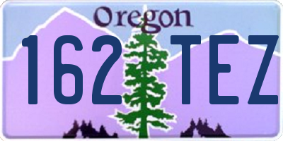 OR license plate 162TEZ