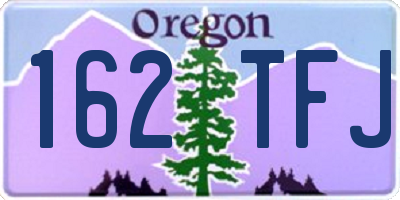 OR license plate 162TFJ