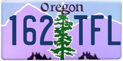 OR license plate 162TFL
