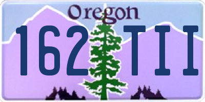 OR license plate 162TII