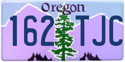 OR license plate 162TJC