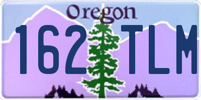 OR license plate 162TLM