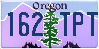 OR license plate 162TPT