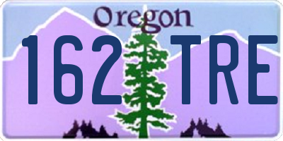 OR license plate 162TRE