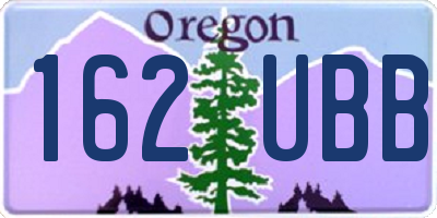 OR license plate 162UBB