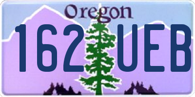 OR license plate 162UEB