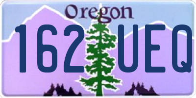 OR license plate 162UEQ