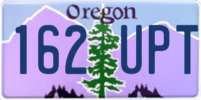 OR license plate 162UPT