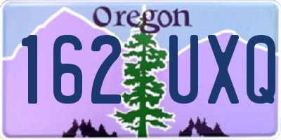 OR license plate 162UXQ