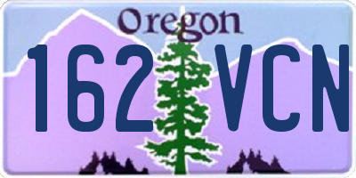 OR license plate 162VCN
