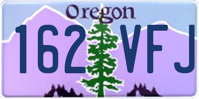 OR license plate 162VFJ