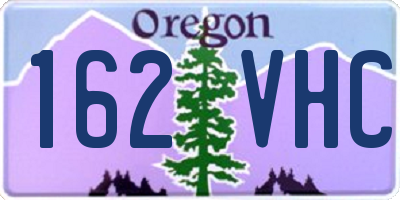 OR license plate 162VHC