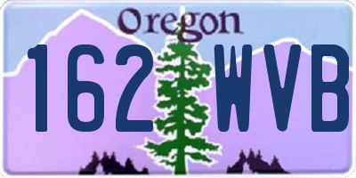 OR license plate 162WVB