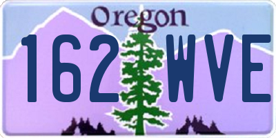 OR license plate 162WVE