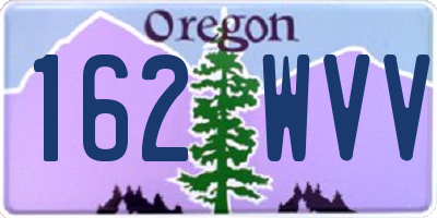 OR license plate 162WVV