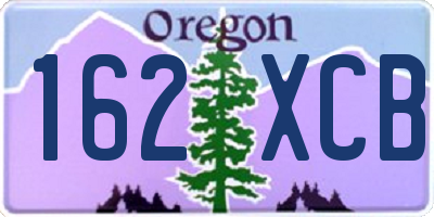OR license plate 162XCB