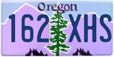 OR license plate 162XHS